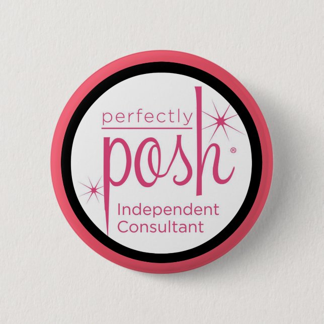 Perfectly Posh Independent Consultant gifts 6 Cm Round Badge (Front)