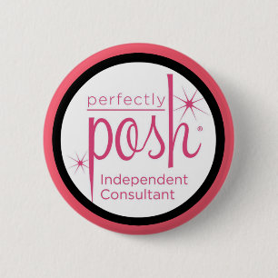 Perfectly Posh Independent Consultant gifts 6 Cm Round Badge