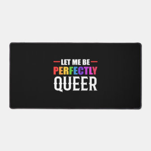 Perfectly Queer Human Rights Advocate Gift Desk Mat