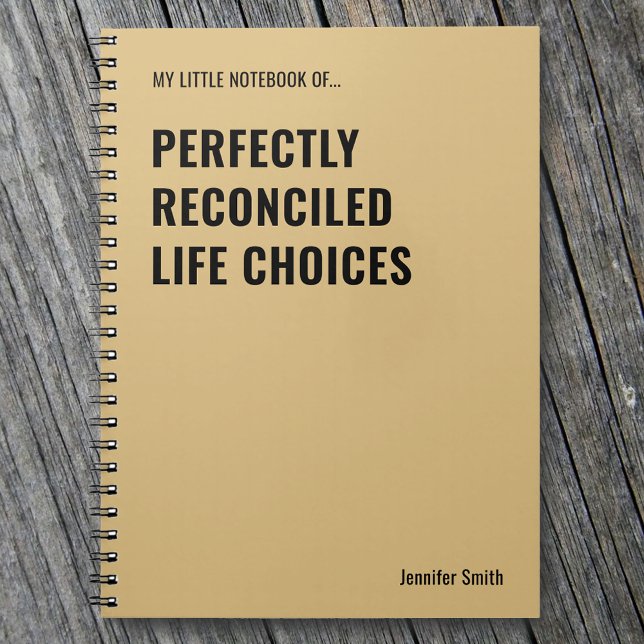 Perfectly Reconciled Life Office Humour Notebook (Creator Uploaded)