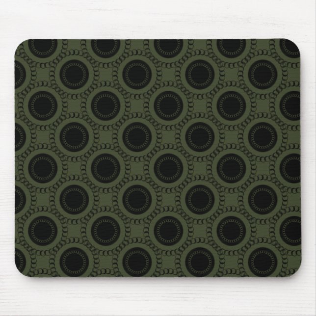 Perfectly Swanky Mousepad, Green Mouse Pad (Front)