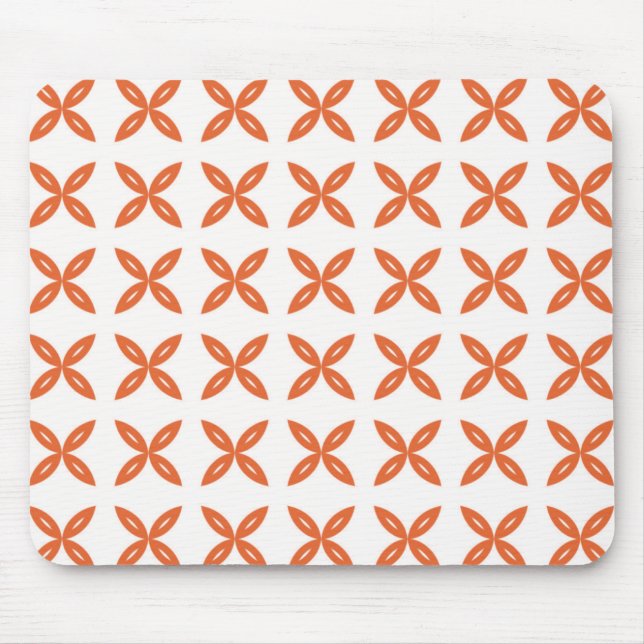 Perfectly Trendy Mousepad, Tangerine Mouse Pad (Front)