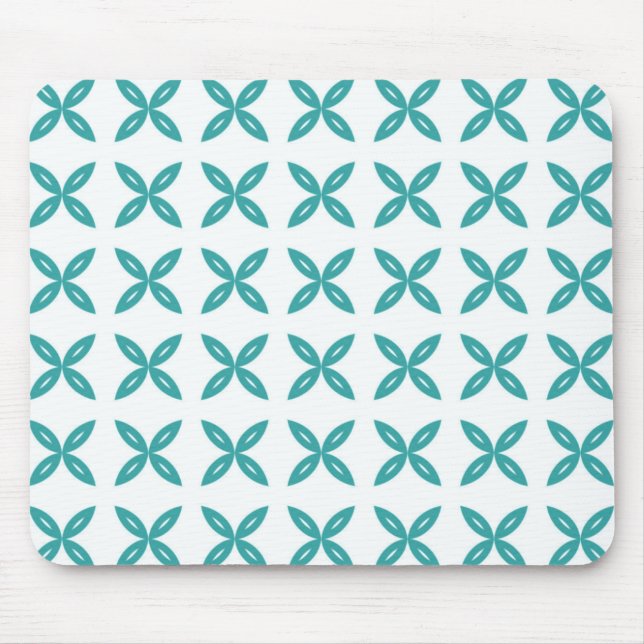 Perfectly Trendy Mousepad, Turquoise Mouse Pad (Front)