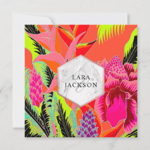 Perfectly Tropical/ginger/coconut/ti Invitation