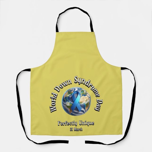 Perfectly Unique. World Down Syndrome Day. Apron (Front)
