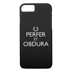 Perfer Et Obdura - Keep Calm And Carry On Case-Mate iPhone Case