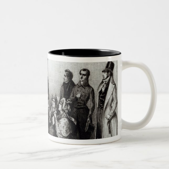 Performance of 'Le Pere Goriot' Two-Tone Coffee Mug (Right)