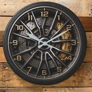Performance Wheel Rim Large Clock