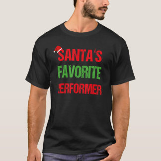 Performer Funny Pajama Christmas T-Shirt