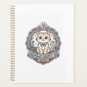 Perfume Beauty Cat Cute Cat T-Shirt Design - Perfu Planner