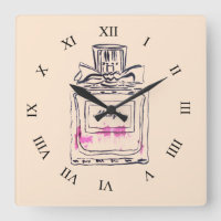 Perfume bottle fashion illustration pop art