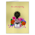 Perfume Bottle Flowers Feminine Elegant