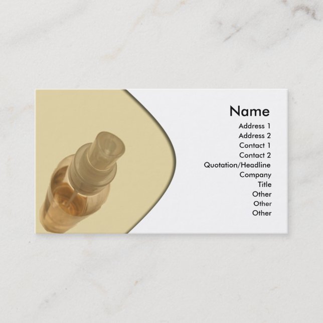 Perfume Business Card (Front)