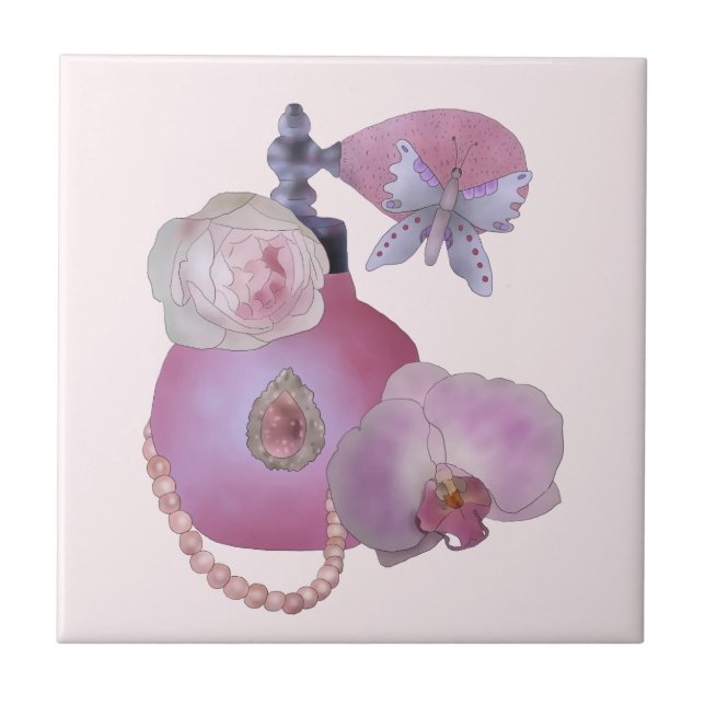 perfume ceramic tile (Front)
