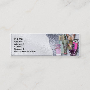 Perfume Cosmetic Store Shop Skinny Business Card