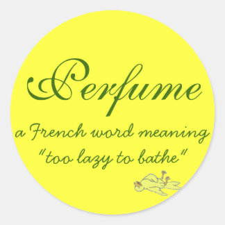 Perfume Definition Classic Round Sticker