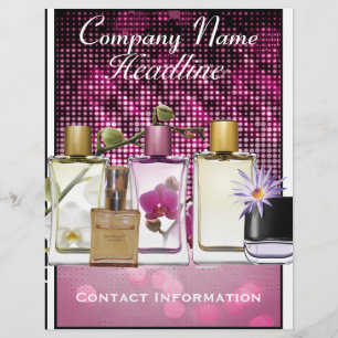 Perfume & Fragrance Marketing Flyer Template