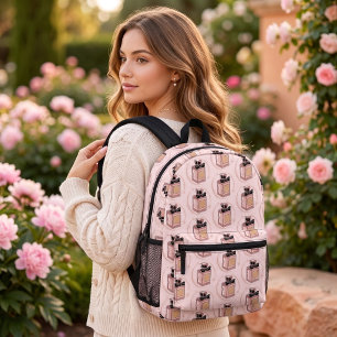 Perfume Printed Backpack