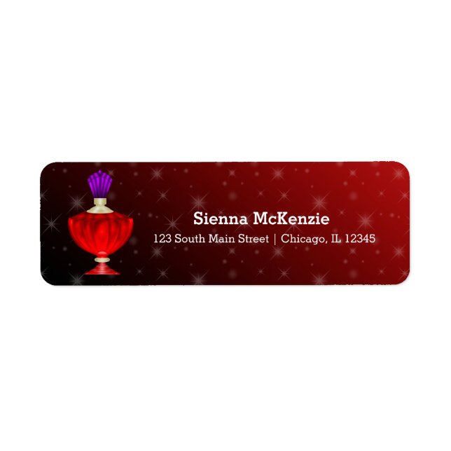 Perfume Return Address Label (Front)