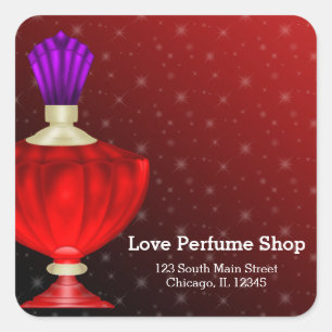 Perfume Square Sticker
