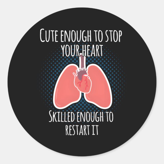 Perfusiologist Perfusionist Classic Round Sticker (Front)