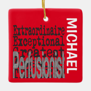 Perfusionist Extraordinaire CUSTOM Ceramic Ornament