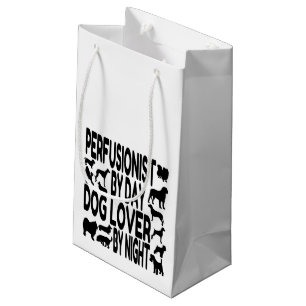 Perfusionist Loves Dogs Small Gift Bag