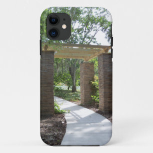 pergola on a path iPhone 11 case