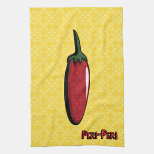 Peri-Peri Chilli Pepper Kitchen Towel