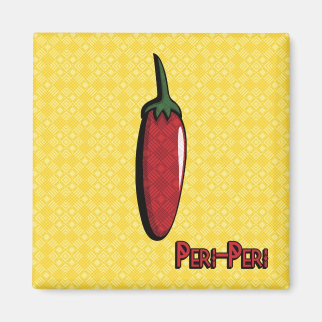 Peri-Peri Chilli Pepper Magnet (Front)