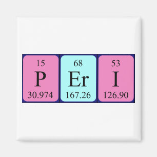 Peri periodic table name magnet