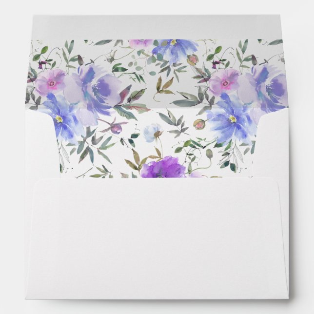 Peri & Purple Floral Envelope (Back (Bottom))