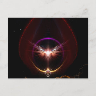 Peridin Fractal Art Postcard