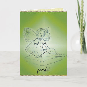 Peridot/August greeting card