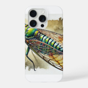 Perilampsis Insect 250924IREF227 - Watercolor iPhone 15 Pro Case