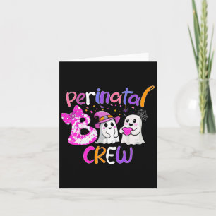 Perinatal Boo Crew Halloween Matching For Nurses Card
