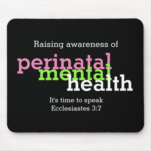 PERINATAL | Mental Health Awareness Mouse Pad (Front)