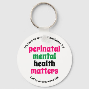 Perinatal Mental Health Matters Key Ring