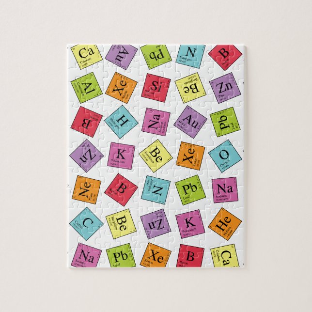 Periodic Elements Jigsaw Puzzle (Vertical)