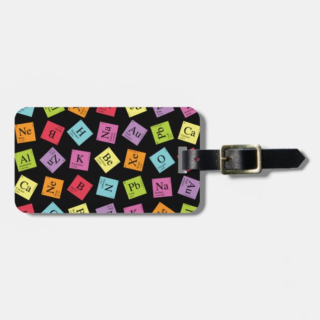 Periodic Elements Luggage Tag (Front Horizontal)