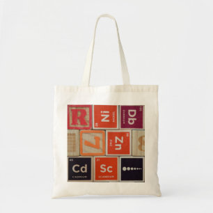 Periodic Elements Zinc Science Tote Bag