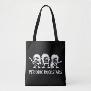 Periodic Rockstars Chemistry Humor Tote Bag
