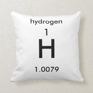 Periodic Table 1 Hydrogen Pillow
