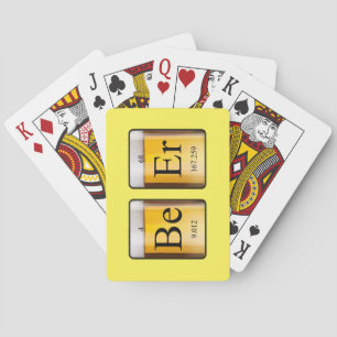 Periodic Table: Be Er Playing Cards