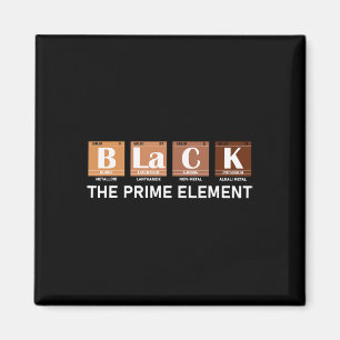 Periodic Table Black The Prime Element Magnet