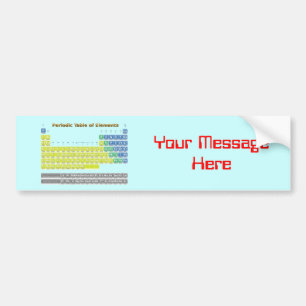 Periodic Table Bumper Sticker
