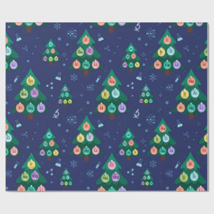 Periodic Table Christmas Wrapping Paper