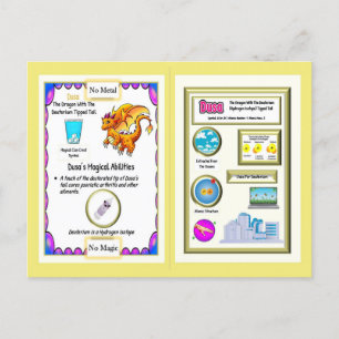 Periodic Table Dragon - Deuterium Card