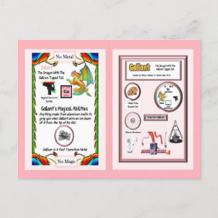 Periodic Table Dragon - Gallium Card