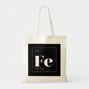 Periodic Table Elements Tote Bag // Iron